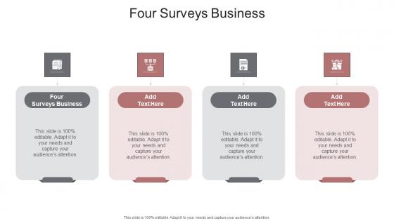 Four Surveys Business In Powerpoint And Google Slides Cpb
