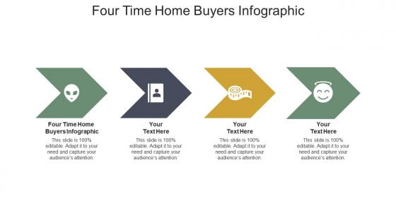 Four time home buyers infographic ppt powerpoint presentation slides master slide cpb