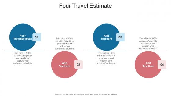 Four Travel Estimate In Powerpoint And Google Slides Cpb
