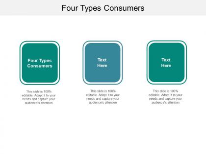 Four types consumers ppt powerpoint presentation pictures layouts cpb
