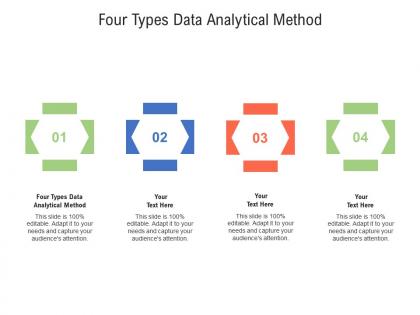 Four types data analytical method ppt powerpoint presentation pictures gridlines cpb