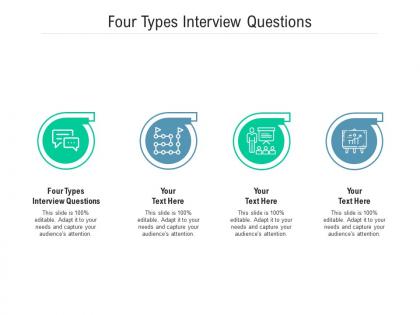 Four types interview questions ppt powerpoint presentation gallery layouts cpb