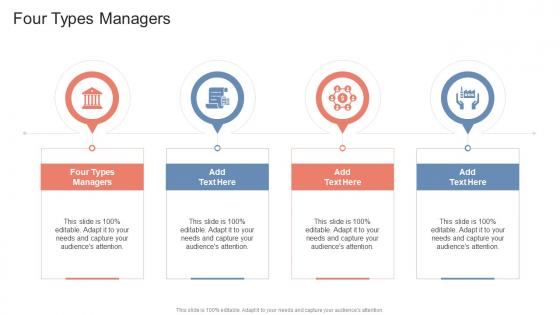 Four Types Managers In Powerpoint And Google Slides Cpb