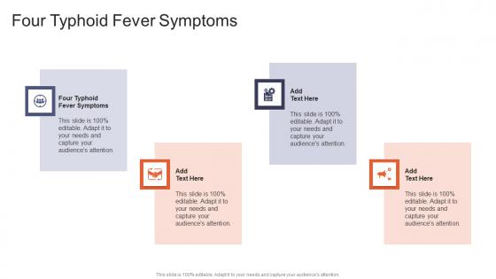 Four Typhoid Fever Symptoms In Powerpoint And Google Slides Cpb