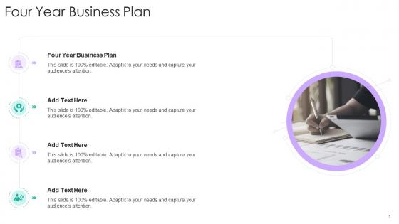 Four Year Business Plan In Powerpoint And Google Slides Cpb