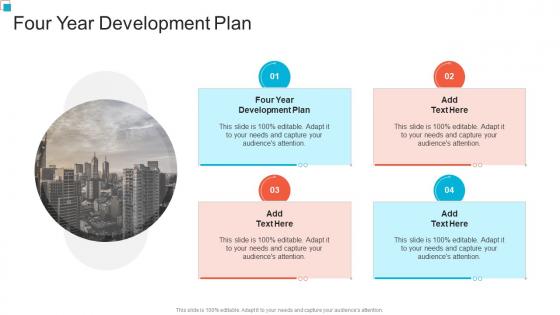 Four Year Development Plan In Powerpoint And Google Slides Cpb