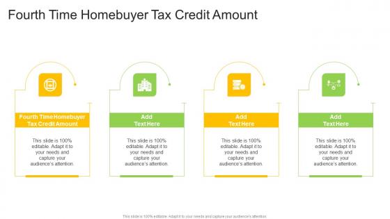 Fourth Time Homebuyer Tax Credit Amount In Powerpoint And Google Slides Cpb