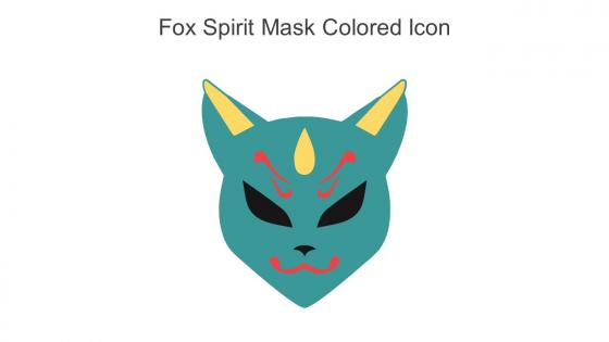 Fox Spirit Mask Colored Icon In Powerpoint Pptx Png And Editable Eps Format