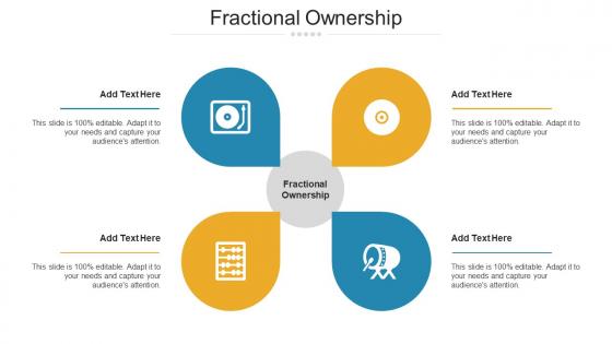 Fractional Ownership Ppt Powerpoint Presentation Professional File Formats Cpb