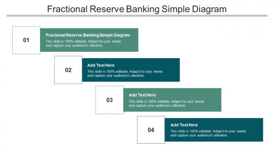 Fractional Reserve Banking Simple Diagram Ppt Powerpoint Presentation Infographics Layout Ideas Cpb