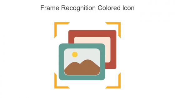 Frame Recognition Colored Icon In Powerpoint Pptx Png And Editable Eps Format