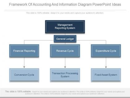 Framework of accounting and information diagram powerpoint ideas