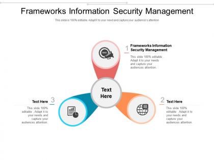 Frameworks information security management ppt powerpoint presentation pictures example cpb