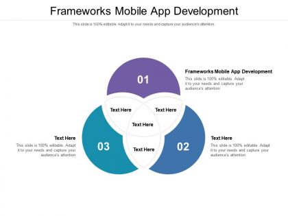 Frameworks mobile app development ppt powerpoint presentation slides clipart cpb
