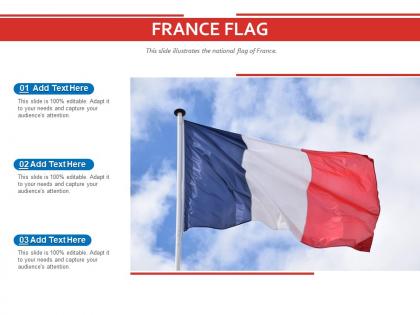 France flag powerpoint presentation ppt template