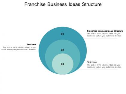 Franchise business ideas structure ppt powerpoint presentation gallery graphics cpb