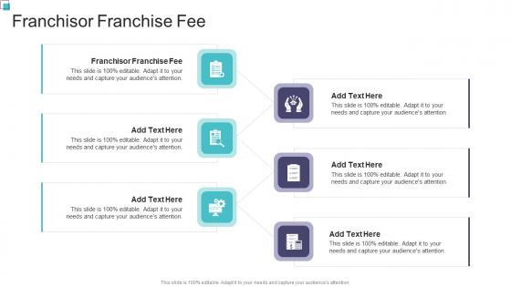 Franchisor Franchise Fee In Powerpoint And Google Slides Cpb