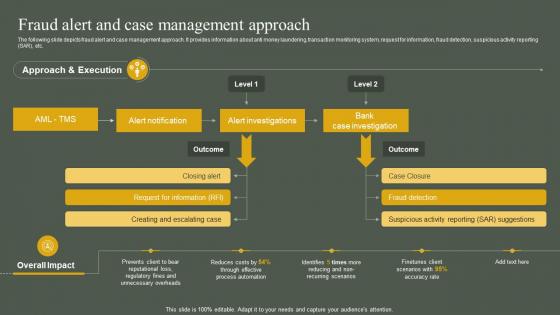Fraud Alert And Case Management Approach Developing Anti Money Laundering And Monitoring System