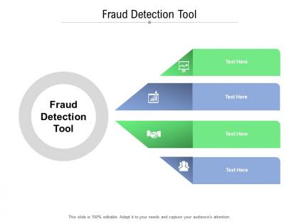 Fraud detection tool ppt powerpoint presentation layouts icon cpb