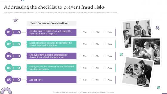 Fraud Investigation And Response Playbook Addressing The Checklist To Prevent Fraud Risks