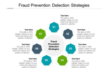 Fraud prevention detection strategies ppt powerpoint infographic template graphic cpb