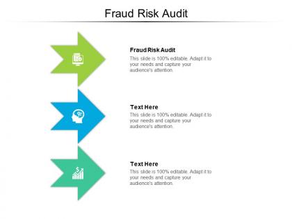 Fraud risk audit ppt powerpoint presentation deck cpb