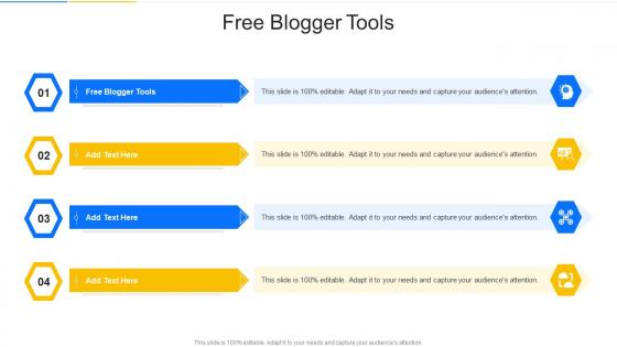 Free Blogger Tools In Powerpoint And Google Slides Cpb