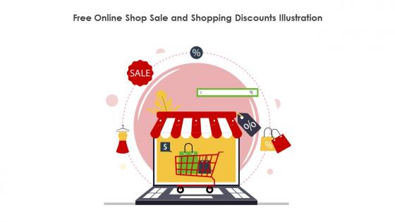 Free Online Shop Sale And Shopping Discounts Illustration