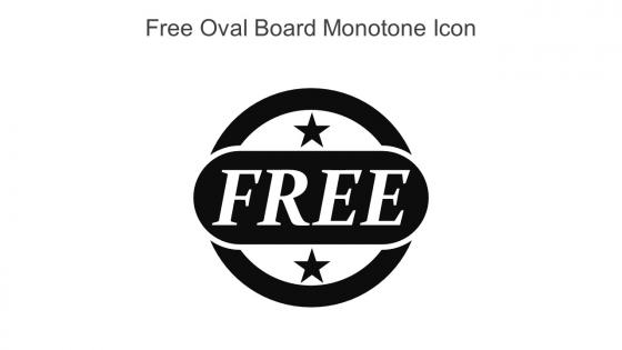 Free Oval Board Monotone Icon In Powerpoint Pptx Png And Editable Eps Format