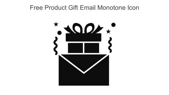 Free Product Gift Email Monotone Icon In Powerpoint Pptx Png And Editable Eps Format