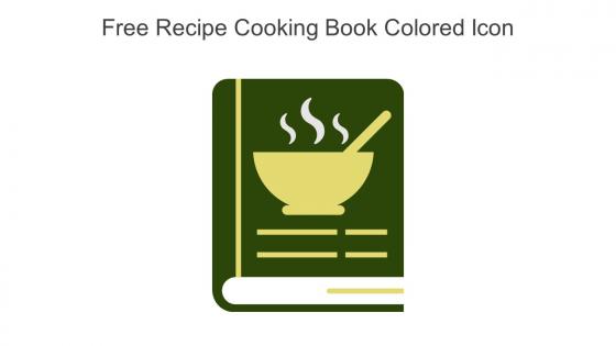 Free Recipe Cooking Book Colored Icon In Powerpoint Pptx Png And Editable Eps Format