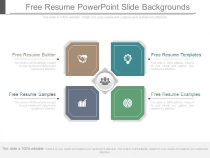 Free resume powerpoint slide backgrounds