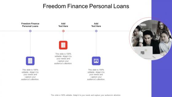 Freedom Finance Personal Loans In Powerpoint And Google Slides Cpb