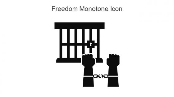 Freedom Monotone Icon In Powerpoint Pptx Png And Editable Eps Format
