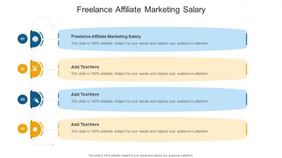Freelance Affiliate Marketing Salary In Powerpoint And Google Slides Cpb
