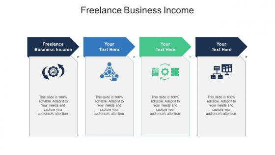Freelance business income ppt powerpoint presentation outline vector cpb