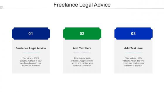 Freelance Legal Advice Ppt Powerpoint Presentation Show Slides Cpb