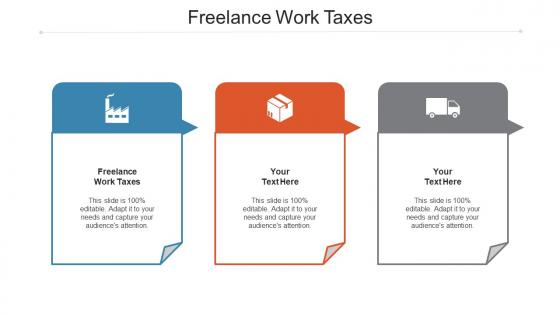 Freelance Work Taxes Ppt Powerpoint Presentation Gallery Slide Portrait Cpb