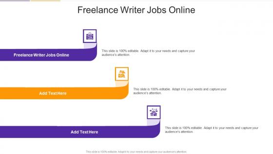Freelance Writer Jobs Online In Powerpoint And Google Slides Cpb