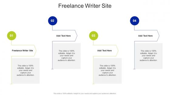 Freelance Writer Site In Powerpoint And Google Slides Cpb