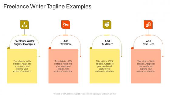 Freelance Writer Tagline Examples In Powerpoint And Google Slides Cpb
