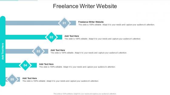 Freelance Writer Website In Powerpoint And Google Slides Cpb