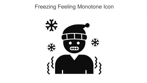 Freezing Feeling Monotone Icon In Powerpoint Pptx Png And Editable Eps Format