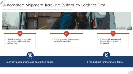 Freight Forwarder Automated Shipment Tracking System By Logistics Firm