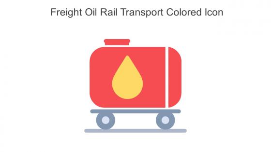 Freight Oil Rail Transport Colored Icon In Powerpoint Pptx Png And Editable Eps Format