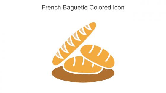 French Baguette Colored Icon In Powerpoint Pptx Png And Editable Eps Format
