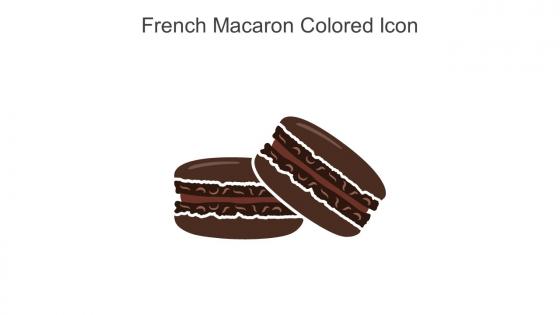 French Macaron Colored Icon In Powerpoint Pptx Png And Editable Eps Format