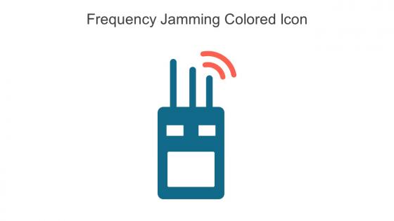 Frequency Jamming Colored Icon In Powerpoint Pptx Png And Editable Eps Format