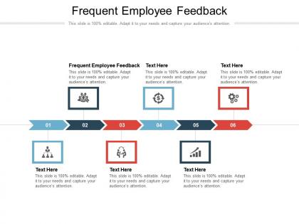 Frequent employee feedback ppt powerpoint presentation slides example topics cpb