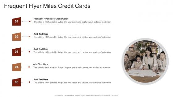 Frequent Flyer Miles Credit Cards In Powerpoint And Google Slides Cpb
